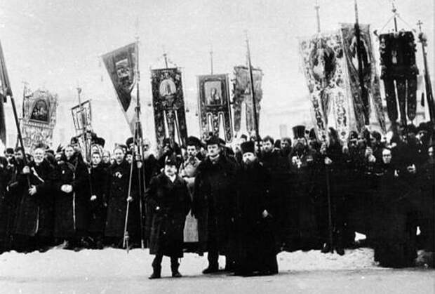 Крестный ход, организованный «Союзом Михаила Архангела»