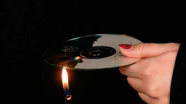 cd диск горит