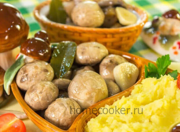 Маринованные шампиньоны Маринованные шампиньоны