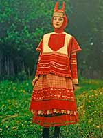 Женский свадебный костюм Тамбовской губ. 1920-е г.