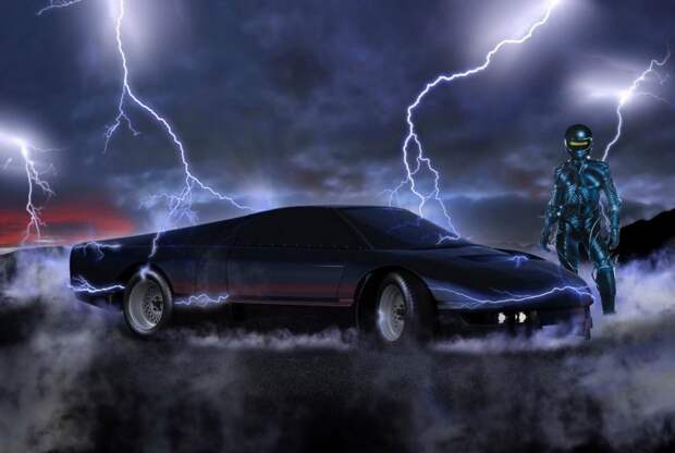 Dodge M4S в роли турбо-перехватчика Дух мщения, авто, автомобили