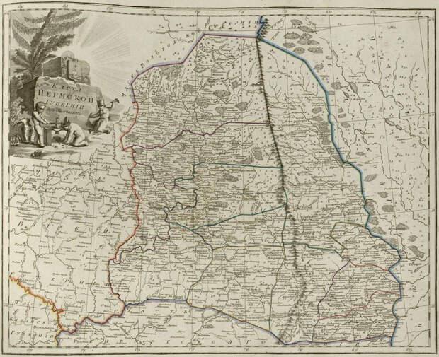 31. Карта Пермской губернии