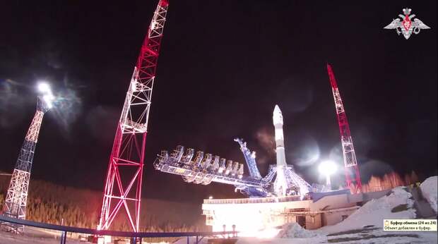Стартовавшая с космодрома Плесецк ракета «Союз-2.1в» вывела на орбиту российский военный спутник