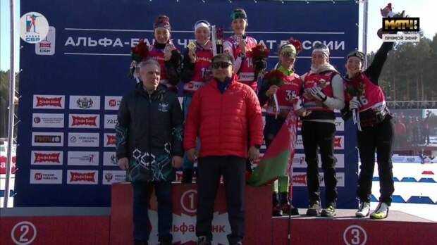 Наталия Шевченко выиграла спринт на чемпионате России по биатлону в Тюмени