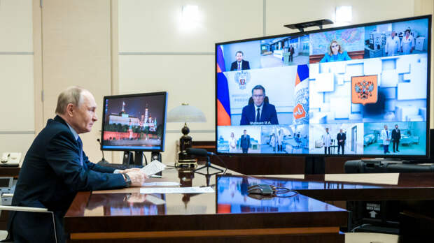 Президент по видеосвязи открыл ряд крупных больниц и поликлиник по всей стране