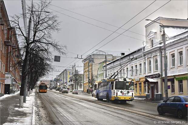 Троллейбусы на улицах города Владимира