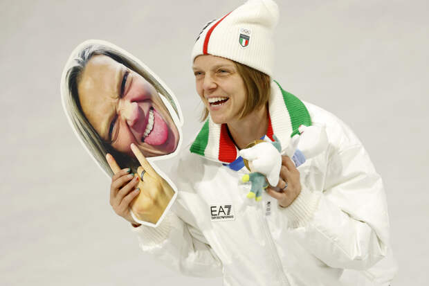 Итальянская шорт-трекистка выиграла медаль на шестой Олимпиаде