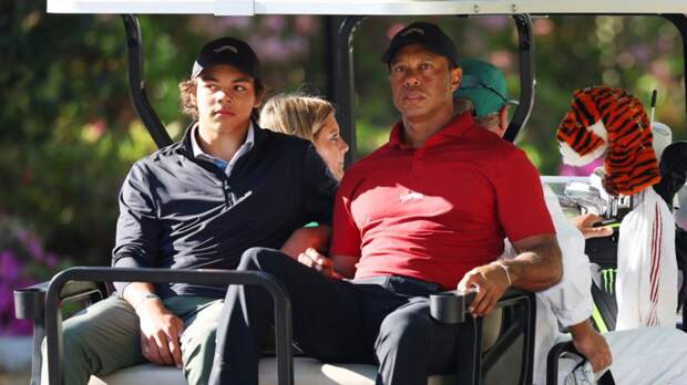 Tiger Woods Charlie Woods The Masters