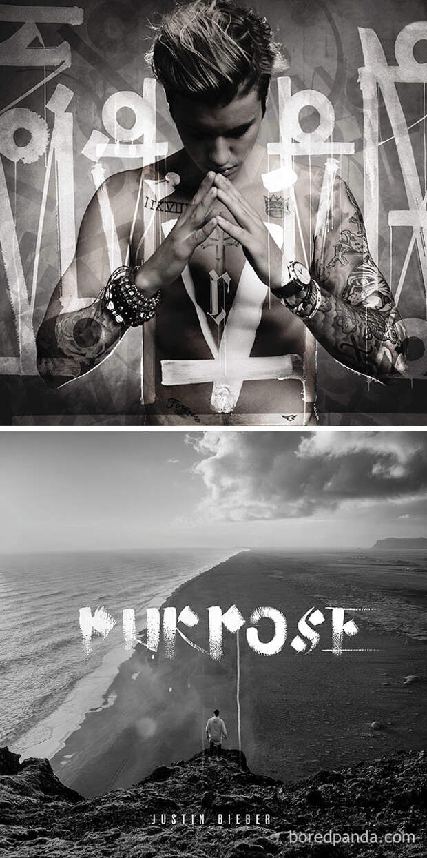 Джастин Бибер, альбом Purpose ближний восток, забавно, закрасить лишнее, постеры, реклама, саудовская аравия, скромность, цензура