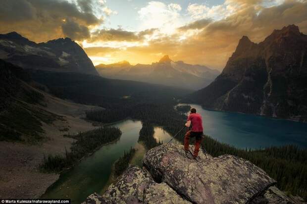 Плато Опабин вблизи озера О'хара в Канаде в мире, красивые фото, красивый вид, пейзажи, природа, путешествия, фото, фотографы