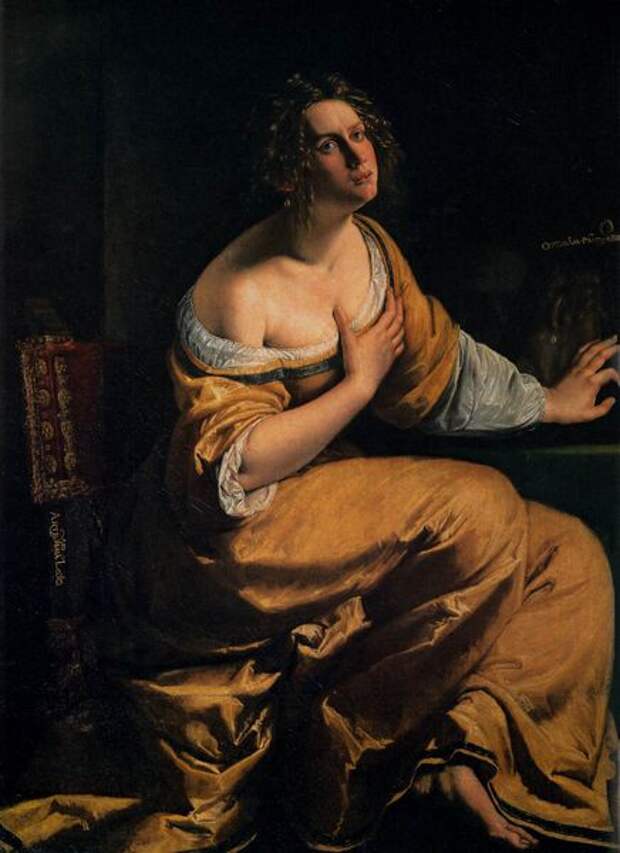 Артемизия Джентилески. Кающаяся Мария Магдалина. 1620–1625. Холст, масло. Галерея Палатина, палаццо Питти, Флоренция