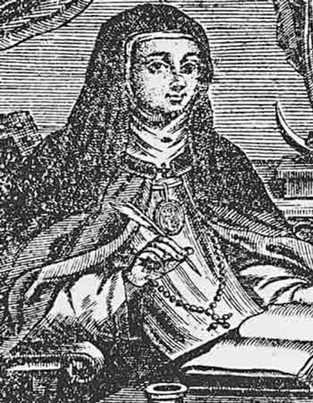 Мария де Агреда владела телепортацией, может дело в хитром медальоне
