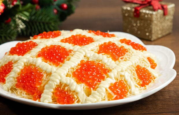 Вкусный салат на Новый год