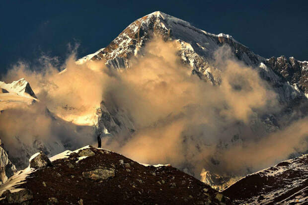 Чо-Ойю, горная вершина в Гималаях, Непал. интересное, природа, фото