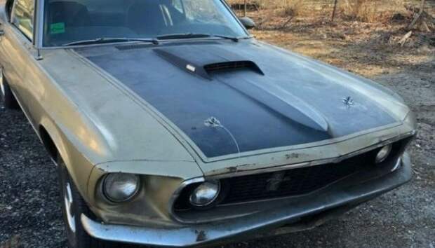 Ford Mustang 1969 года, который простоял 40 лет без движения