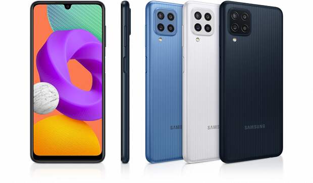 Super AMOLED, 90 Гц, NFC и 5000 мА·ч. Представлен бюджетный долгожитель Samsung Galaxy M22