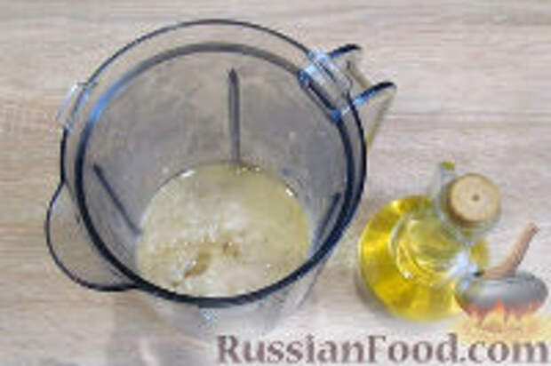 Фото приготовления рецепта: Паштет из фасоли, с мёдом и семенами льна - шаг №7