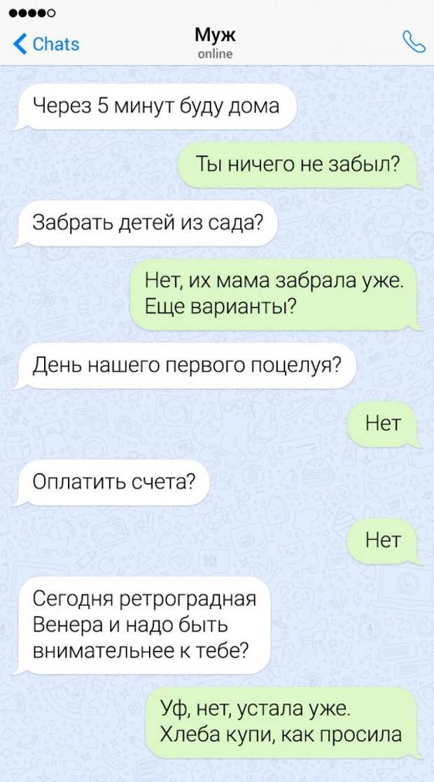 диалог про ретроградную венеру