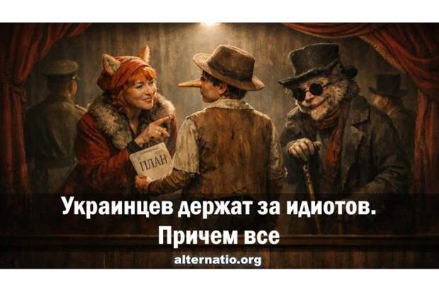 Украинцев держат за идиотов. Причем все