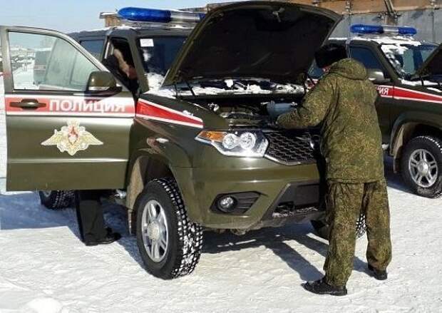 уаз патриот военная полиция