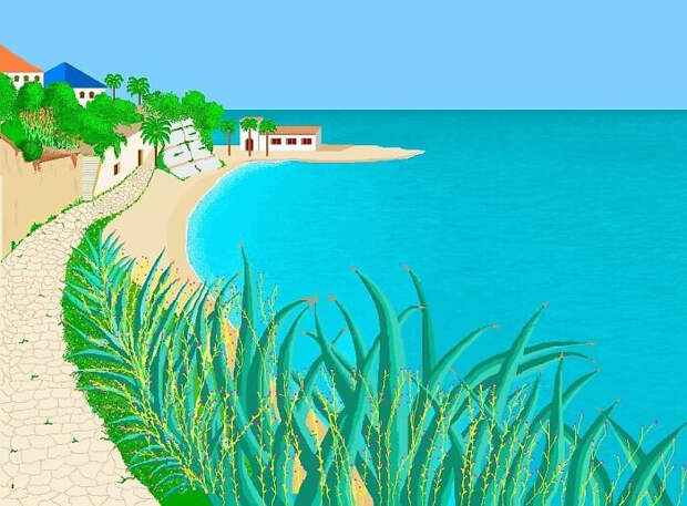 Детализированные картины в MS Paint от 91-летней испанки