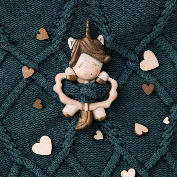 Деревянные броши Olha_toys