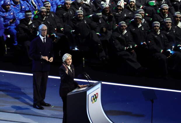 Церемония открытия зимних Олимпийских игр в Италии