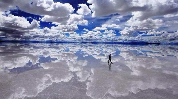 9. Солончак Уюни, Боливия  мир, реальность, фотография