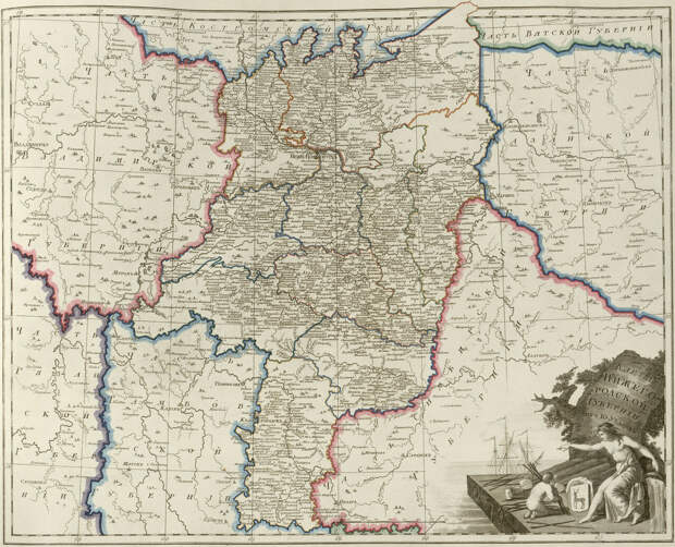 26. Карта Нижегородской губернии