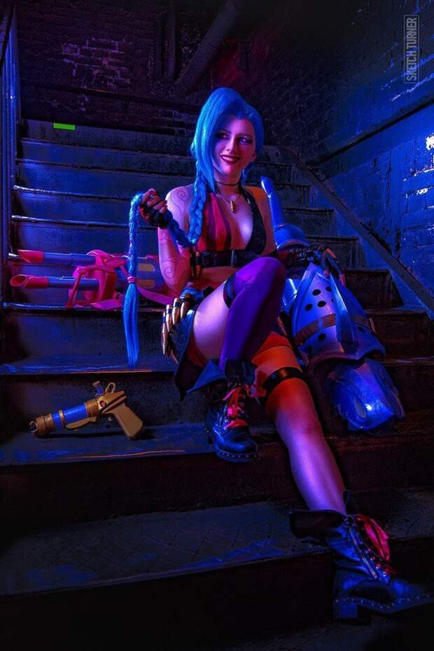 Jinx от Екатерины Бэнкс девушки, Косплей, русский косплей, длиннопост, jinx, League of Legends