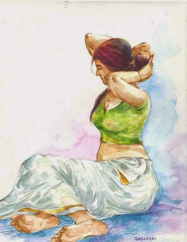 Индийский художник. Shreehari Manakkal