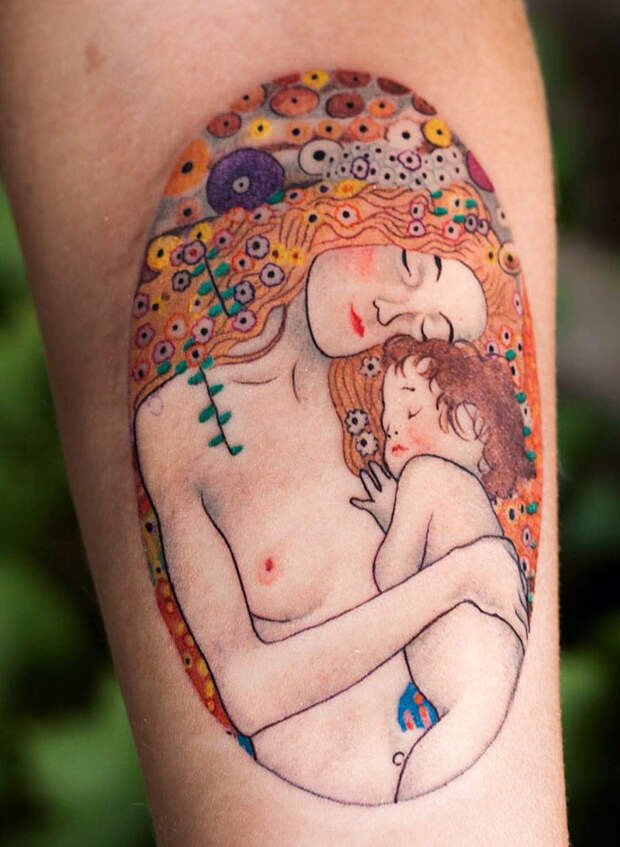 Gustav Klimt Tattoo