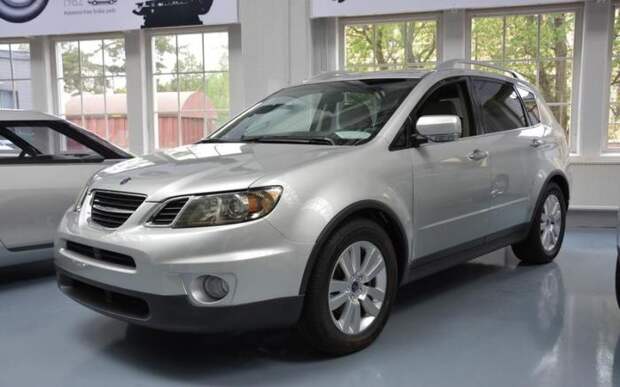 Экспериментальный кроссовер Saab 9-6X построен на платформе японского Subaru. | Фото: autocar.co.uk. Экспериментальный кроссовер Saab 9-6X построен на платформе японского Subaru. | Фото: autocar.co.uk.