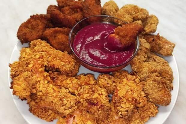 Куриные наггетсы с хрустящей корочкой дома/два вида панировки