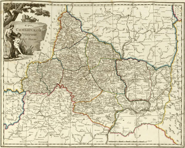 33. Карта Самарской губернии