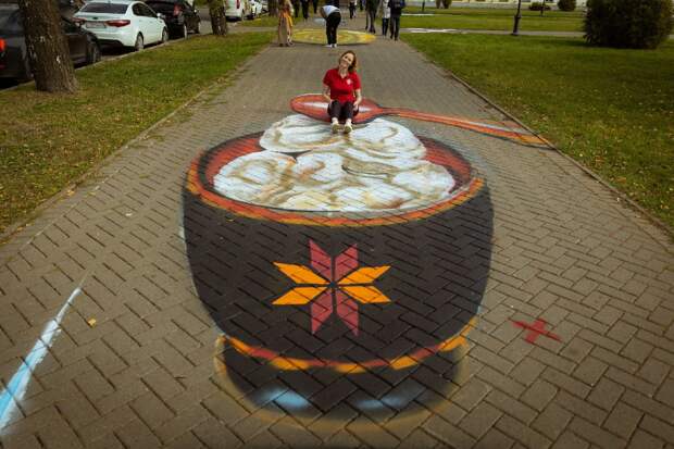 В Ижевске появились десять 3D-рисунков, посвященных фестивалям Удмуртии