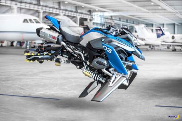BMW Hover Ride - летающий мотоцикл 