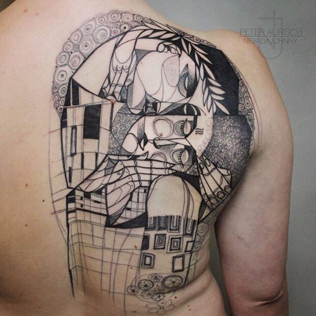 Gustav Klimt Tattoo