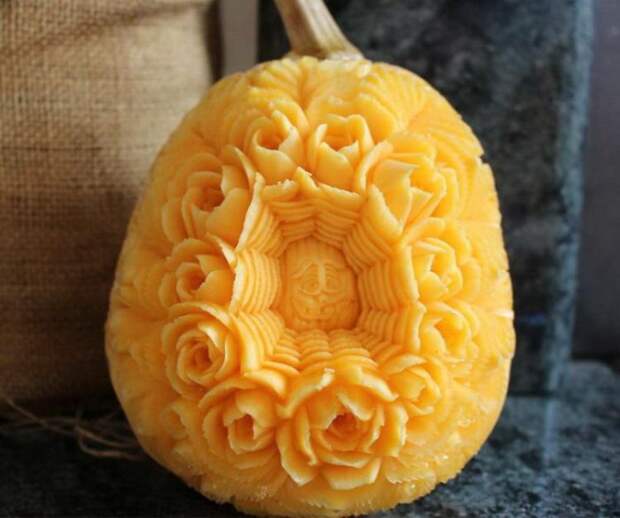 Резьба по фруктам и овощам Daniele Barresi