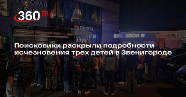 «ЛизаАлерт»: пропавшие в Звенигороде дети часто гуляли у реки