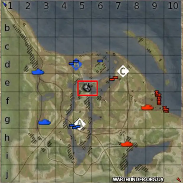 Тактическая карта war thunder