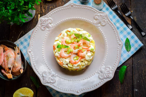 Оливье по-царски — изумительный салат по новому рецепту