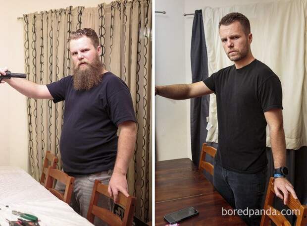 35 удивительных превращений толстяков в стройняшек До и после похудения, Фото до и после похудения, до и после, мотивация, похудание, похудение