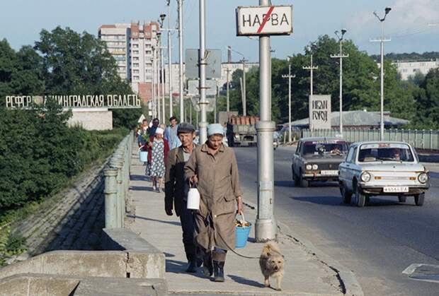 Эстонская ССР, Нарва. 12 сентября 1991 год