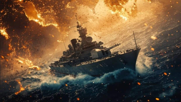 КСИР атаковал десантный корабль США с пятью тысячами военных на борту