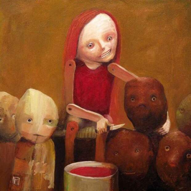 На кухне. Автор: Krzysztof Iwin.