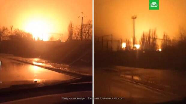 Взрыв на нефтебазе в ЛНР: есть пострадавшие