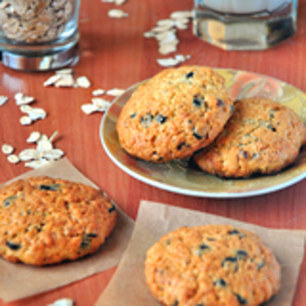 Опять овсяное печенье (не опять а снова!)