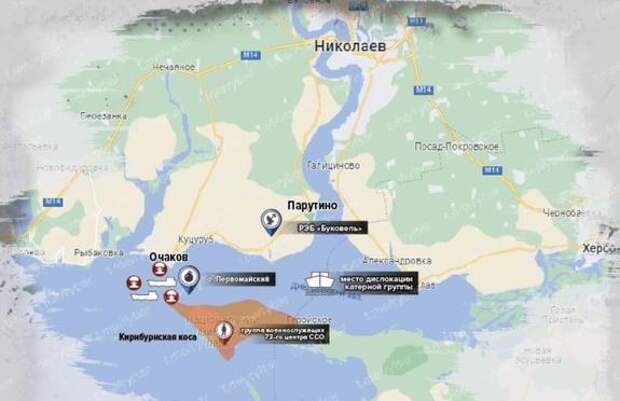 ВСУ проявляют активность на Кинбурнской косе и на Днепровском лимане