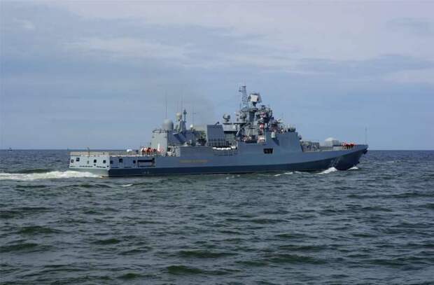 В Средиземном море прошли учения российских фрегатов